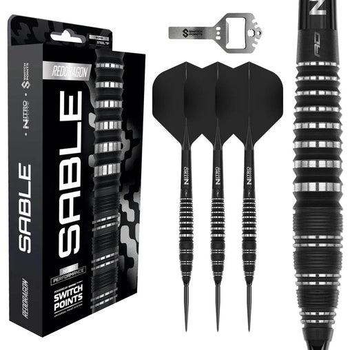 Red Dragon Sable 03 90% Bomb Switch Point Steeldarts 22g, 24g, 26g - 22g - FutureDart
