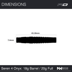 Red Dragon Seren 4 Onyx Softdarts 20g - FutureDart