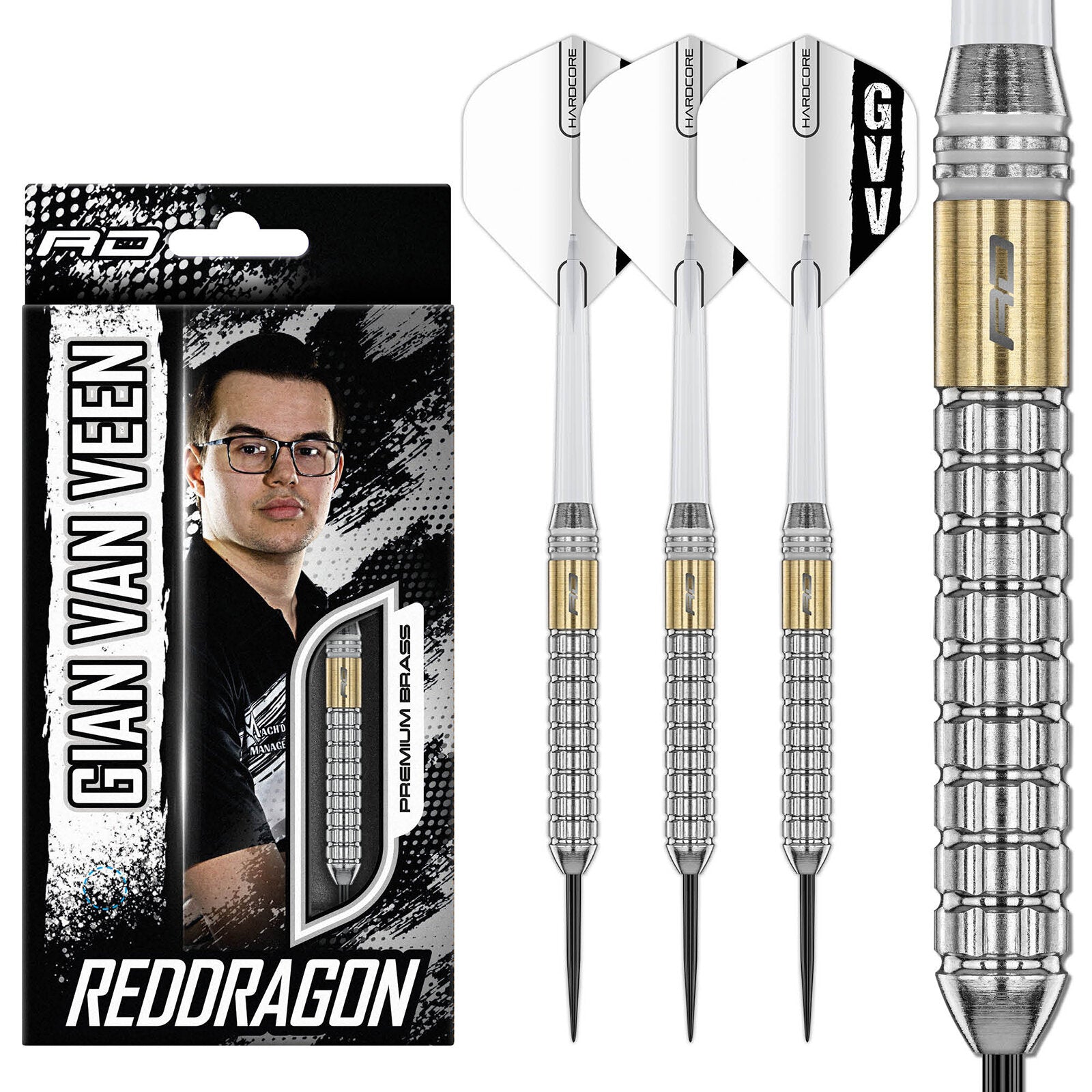 Red Dragon Gian van Veen SE Brass Steeldarts 21g