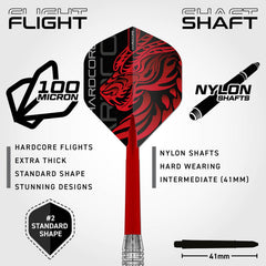 Red Dragon Jonny Clayton Brass Steeldarts 21g