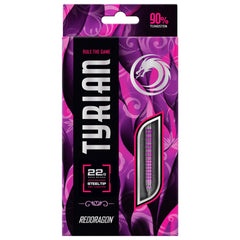 Red Dragon Tyrian Purple Steeldarts 22g, 24g - 22g - FutureDart