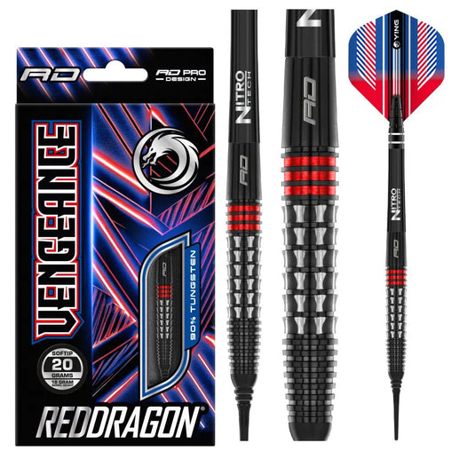 Red Dragon Vengeance Red Softdarts 20g - FutureDart