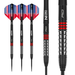Red Dragon Vengeance Red Steeldarts 22g, 24g - 22g - FutureDart
