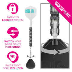 Target Rob Cross 95K Swiss Point Steeldarts 21g, 22g, 23g