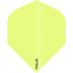 Ruthless R4X - Solid - 100 Micron - No2 - Std Flights - Fluro Yellow - FutureDart