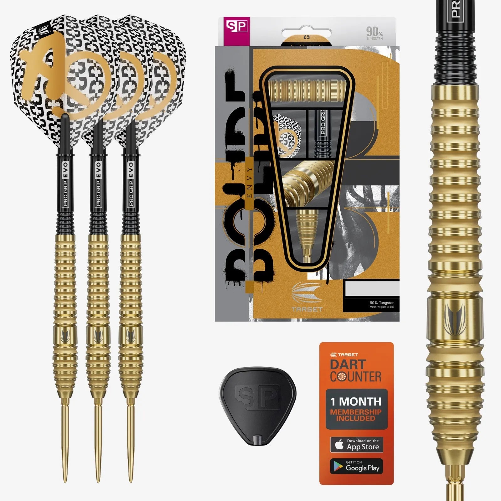 Target Bolide Envy 03 Swiss Point Steeldarts - 22g, 24g, 26g - 22g - FutureDart