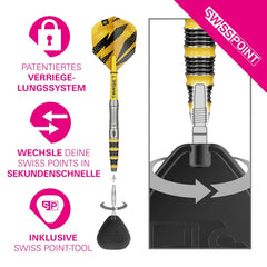 Target Buzz 03 Swiss Points Steeldarts 23g, 25g - 23g - FutureDart