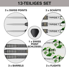 Target Charlie Manby Swiss Points Steeldarts - 22g - FutureDart