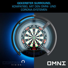 Target Corona Vision Notched Dartboard Surround - FutureDart