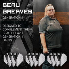 Target Beau Greaves GEN1 ProUltra  No2 Standard Flights - 3 Sets