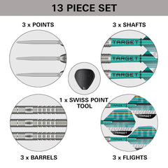 Target Hydro 01 Swiss Point Steeldarts 22g, 23g, 24g