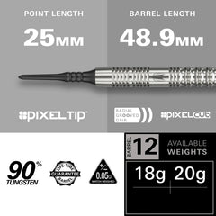 Target Hydro 12 Softdarts 18g, 20g