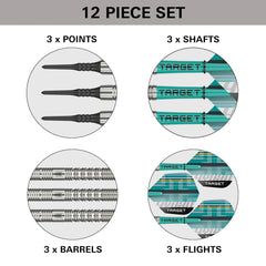 Target Hydro 12 Softdarts 18g, 20g