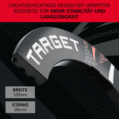 Target Darts Notched Patterned Dartboard Surround - Schwarz - FutureDart