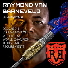 Target Raymond Van Barneveld GEN6 Swiss Point Steeldarts 21g, 23g, 25g