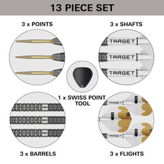Target Redux 01 Swiss Point Steeldarts 22g, 23g, 24g, 25g