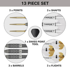 Target Redux 02 Swiss Point Steeldarts 22g, 23g, 24g, 25g