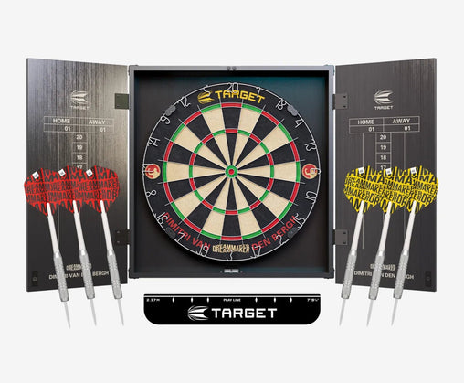 Target Dimitri Van den Bergh Cabinet and Dartboard Set - FutureDart