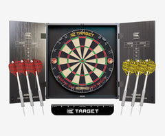 Target Dimitri Van den Bergh Cabinet and Dartboard Set - FutureDart