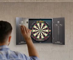 Target Dimitri Van den Bergh Cabinet and Dartboard Set - FutureDart