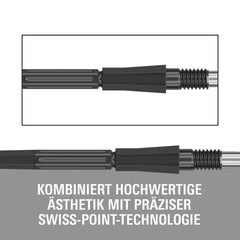 Target Elysian Archetype 43 Swiss Point - Silber - 30 mm - FutureDart