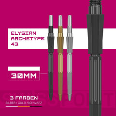Target Elysian Archetype 43 Swiss Point - Silber - 30 mm - FutureDart