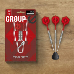 Target Group O 01 Swiss Points Steeldarts 22g, 23g, 24g - 22g - FutureDart