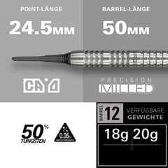 Target Group O 12 Softdarts 18g, 20g - 18g - FutureDart