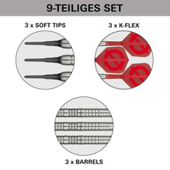 Target Group O 12 Softdarts 18g, 20g - 18g - FutureDart