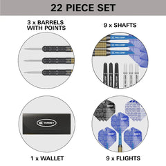 Target Josh Rock Brass Steeldarts 22g - FutureDart