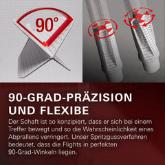 Target K - Flex Gabriel Clemens Flight & Shaft System No.2 Short - Intermediate - Medium - Short - FutureDart