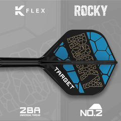 Target K - Flex Josh Rock Flight & Shaft System No.2 Short - Intermediate - Medium - Short - FutureDart
