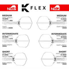 Target K - Flex Josh Rock Flight & Shaft System No.2 Short - Intermediate - Medium - Short - FutureDart