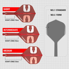 Target K - Flex NATHAN ASPINALL No.2 - No.6 Short - Intermediate - Medium - No.2 - Short - FutureDart