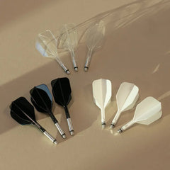 Target K-Flex Shift Flight & Shaft System No.2 - No.6 Short-Intermediate-Medium - No.2 - Short - Black- FutureDart