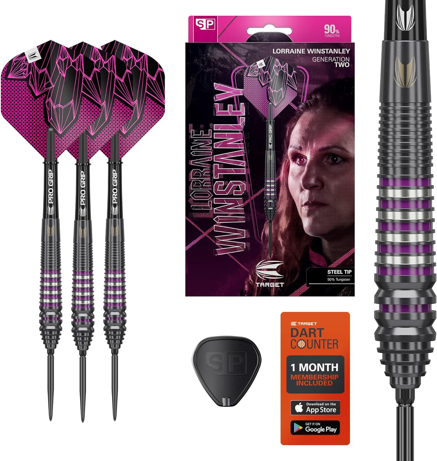 Target Lorraine Winstanley G2 Swiss Point Steeldarts 24g - FutureDart