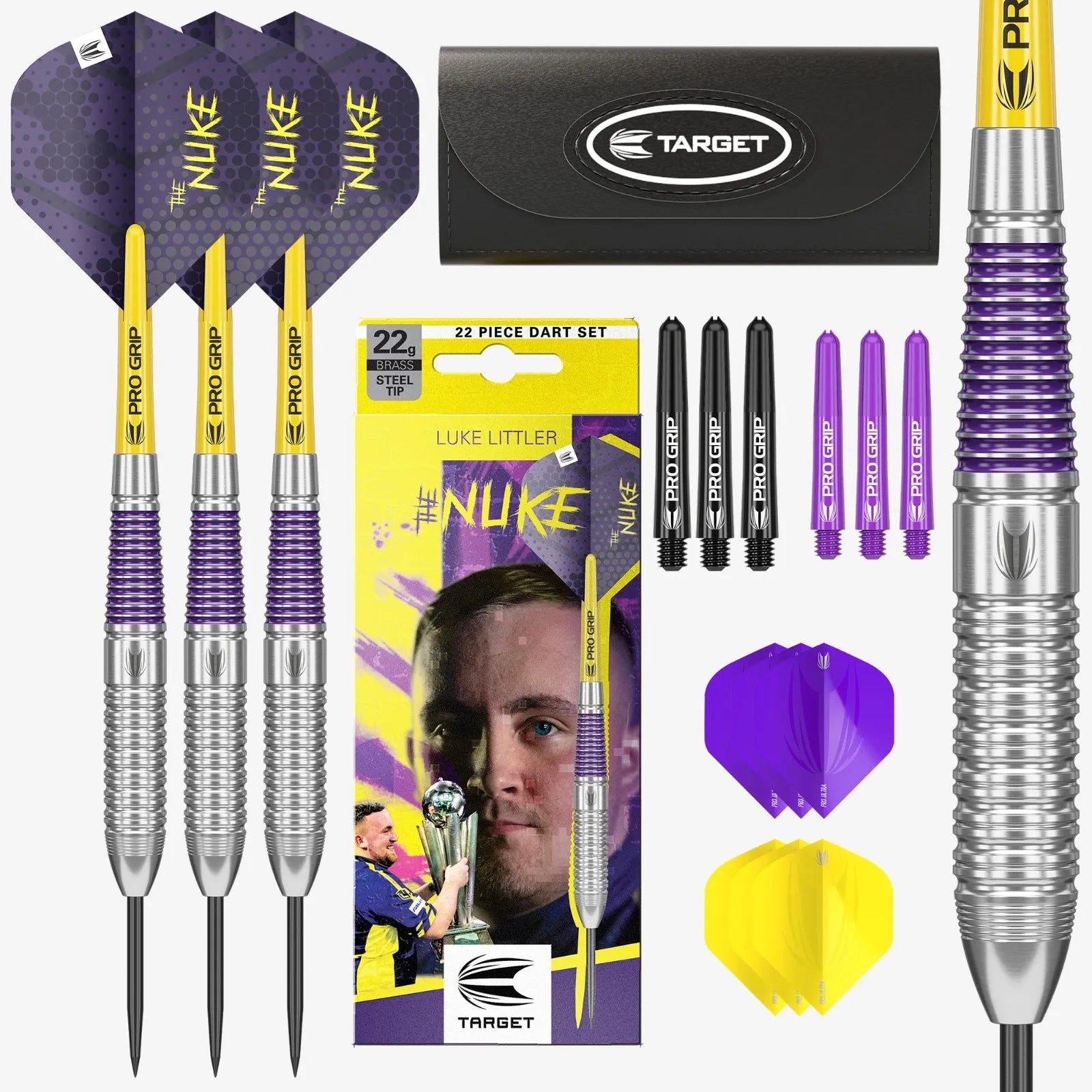 Target Luke Littler Brass Steeldarts 22g - FutureDart
