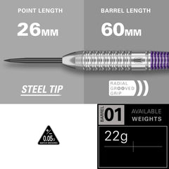 Target Luke Littler Brass Steeldarts 22g - FutureDart