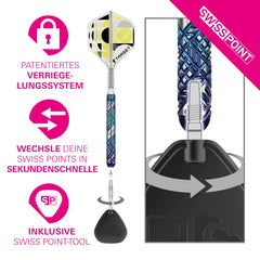 Target Luke Littler Edge Swiss Point Steeldarts 22g, 23g, 24g - 22g - FutureDart