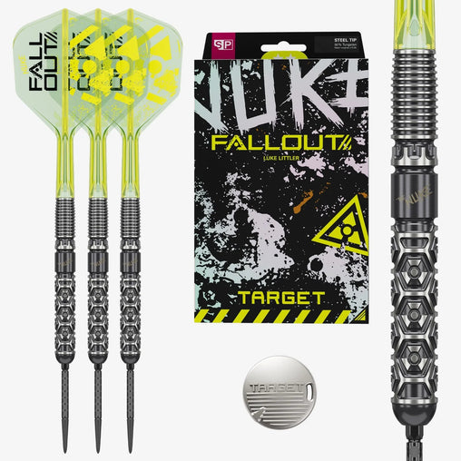 Target Luke Littler Nuke Fallout Swiss Points Steeldarts 22g, 23g, 24g - 22g - FutureDart