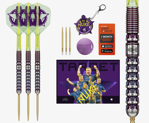 Target Luke Littler World Champion 2025 Edition Swiss Point Steeldarts 23g - FutureDart