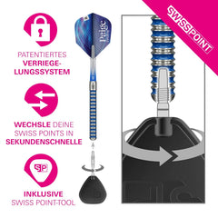 Target Paige Pauling GEN1 Swiss Points Steeldarts 25g - FutureDart