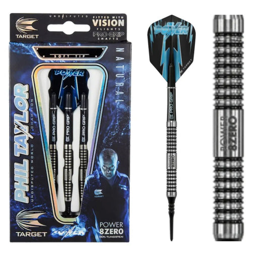 Target Phil Taylor Power 8zero Softdarts 16g, 18g, 21g - 16g - FutureDart