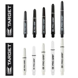 Target Pro Grip Shafts Black  White - 3 Sets