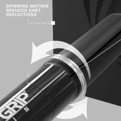 Target Pro Grip Spin Shafts - 3 Sets - Black - Short 34mm - FutureDart