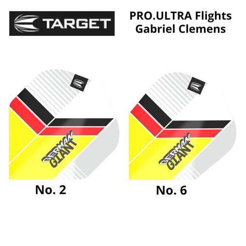 Target Pro.Ultra Gabriel Clemens Flights No.2, No.6 - 3 Sets - No.2 - FutureDart