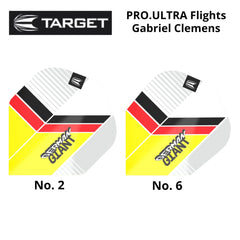 Target Pro.Ultra Gabriel Clemens Flights No.2, No.6 - 3 Sets - No.2 - FutureDart
