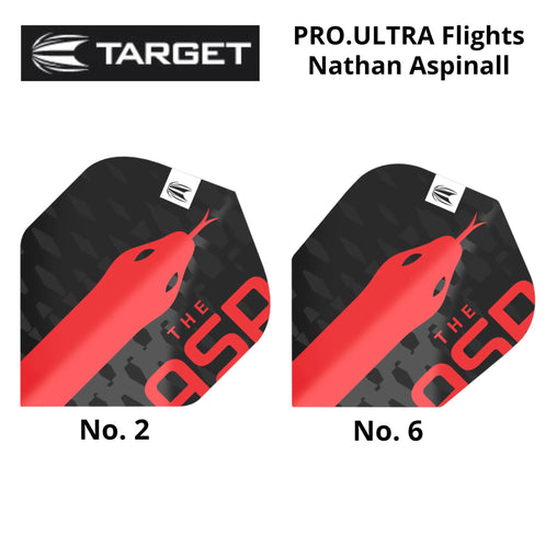Target Pro.Ultra Nathan Aspinall Flights No.2, No.6 - 3 Sets - No.2 - FutureDart