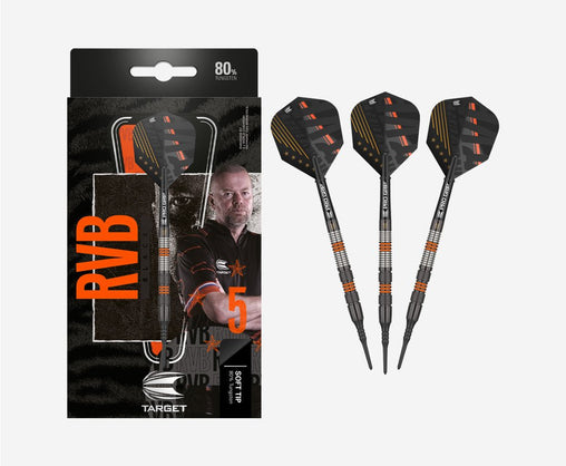 Target Raymond Van Barneveld Black Softdarts 18g - FutureDart