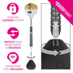 Target Redux 03 Swiss Point Steeldarts 22g, 24g, 26g - 22g - FutureDart